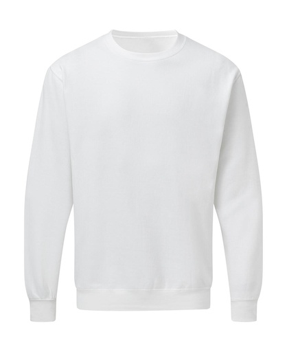 Crew Neck Sweatshirt Men White