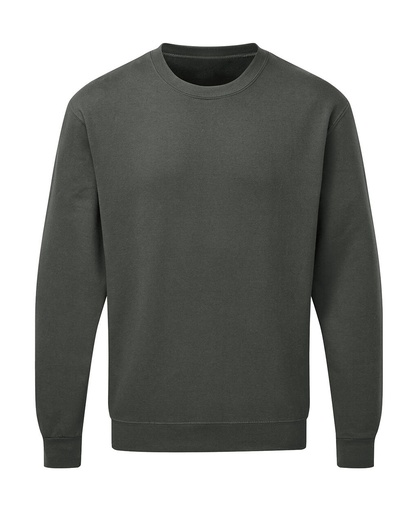 Crew Neck Sweatshirt Men Charcoal
