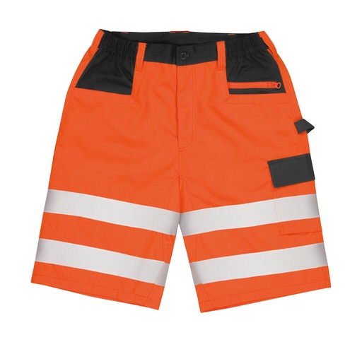 Safety Cargo Shorts Fluorescent Orange