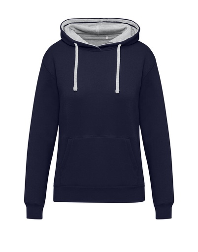 Originals Contrast Hooded Sweat Women Navy/Light Oxford