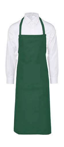 PARIS Bib Apron Bottle Green