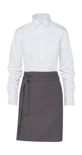 BRUSSELS Short Bistro Apron Grey