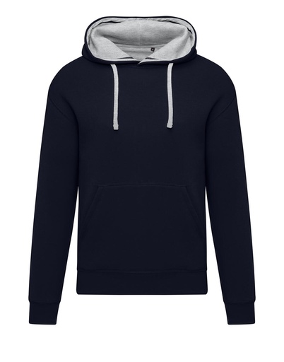 Originals Contrast Hooded Sweat Men Dark Black/Light Oxford