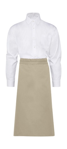 ROME Medium Length Bistro Apron Natural