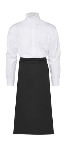 ROME Medium Length Bistro Apron Black