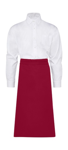 ROME Medium Length Bistro Apron Red