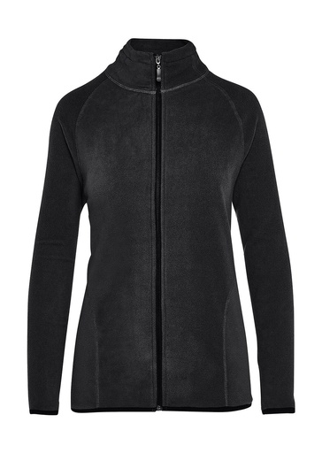 Signature Tagless Microfleece Full Zip Women Dark Black