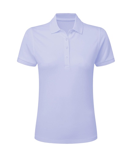 Signature Tagless Polo Stretch Women Blue Water