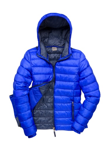 Ladies' Snow Bird Hooded Jacket Royal/Navy