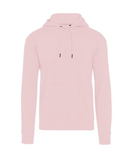 Signature Tagless Hooded Sweatshirt Unisex Rose Chalk