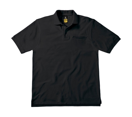 Energy Pro Workwear Pocket Polo Black