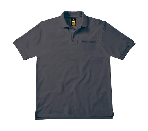 Energy Pro Workwear Pocket Polo Dark Grey