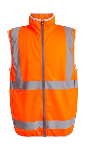 Pro Hi-Vis Full Zip Gilet Orange