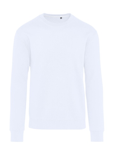 Signature Tagless Crew Neck Sweatshirt Unisex Snowwhite