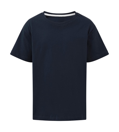 Signature Tagless Tee Kids Navy