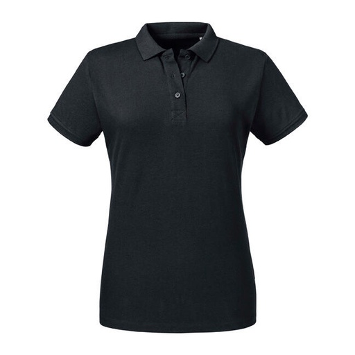 Ladies' Pure Organic Polo Black