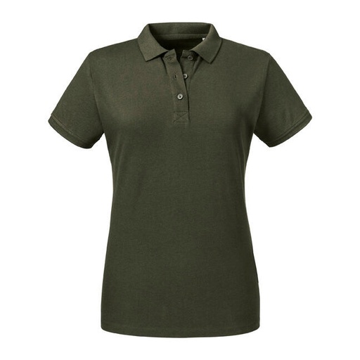 Ladies' Pure Organic Polo Dark Olive