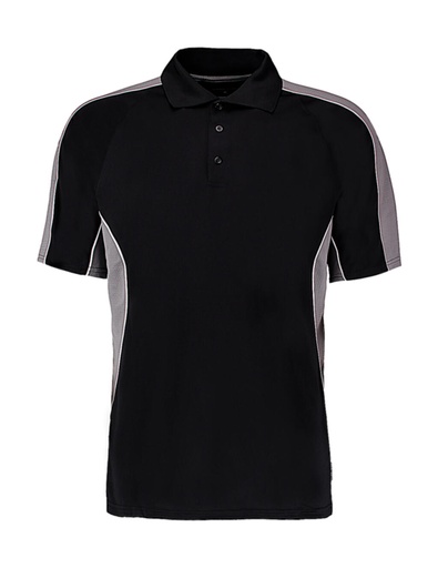 Classic Fit Cooltex® Contrast Polo Shirt Black/Grey