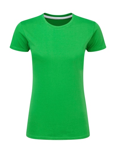 Signature Tagless Tee Women Kelly Green