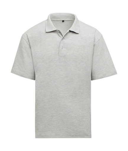 Unisex Polo Heather Grey