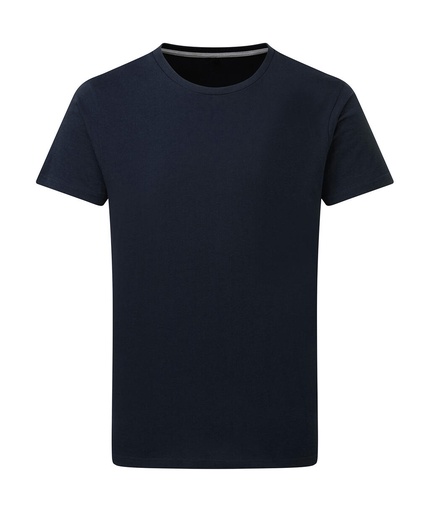 Signature Tagless Tee Men Navy