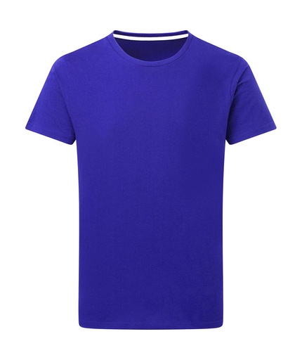 Signature Tagless Tee Men Royal Blue