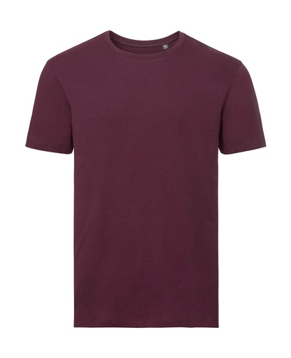 Men's Pure Organic Tee Burgundy