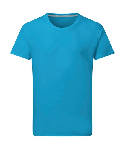 Signature Tagless Tee Men Turquoise
