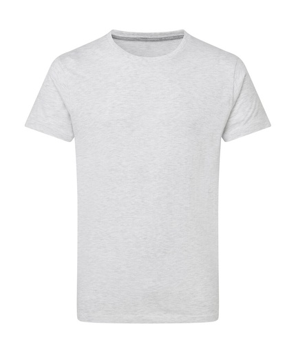 Signature Tagless Tee Men Ash Grey