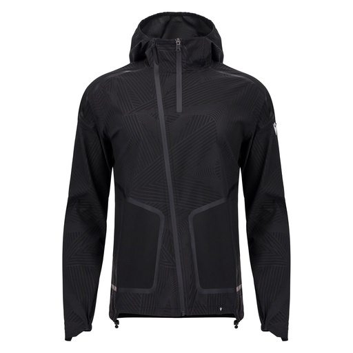 Ath Icon Kea Tech Rainjacket Hoody Blk — Black