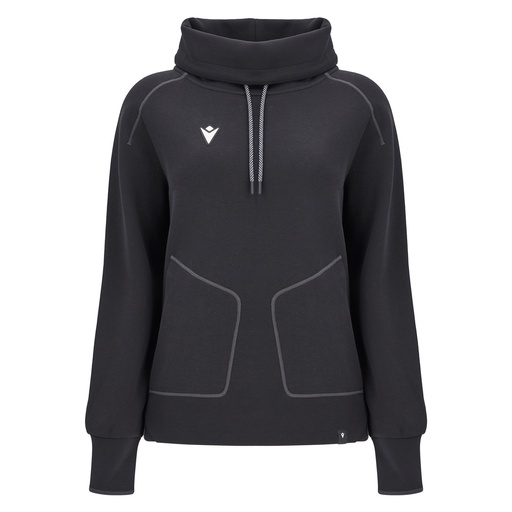 Ath Icon Saima Wmn Crater Neck Sweat Blk — Black