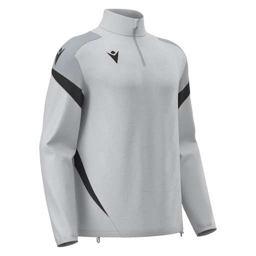Hollow 1/4 Zip Jersey — Stone Grey