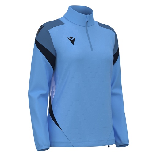Leona 1/4 Zip Jersey — Indigo Sky Blue