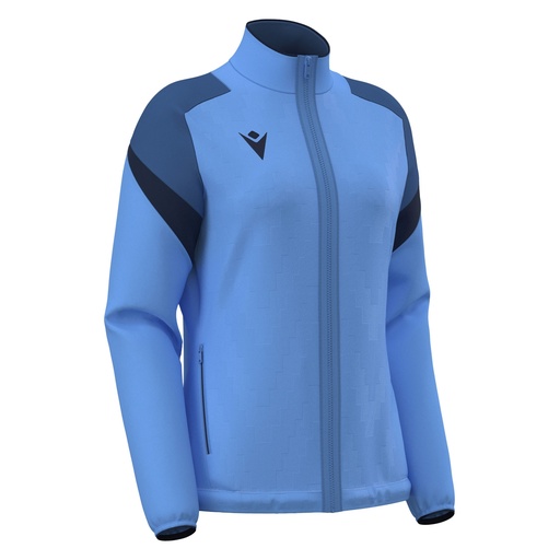 Athena Full Zip Sweatshirt — Indigo Sky Blue