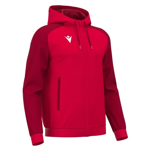 Chronos Full Zip Sweatshirt — Red