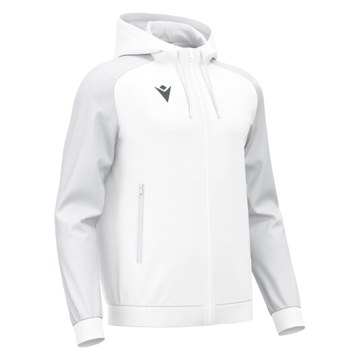 Chronos Full Zip Sweatshirt — White