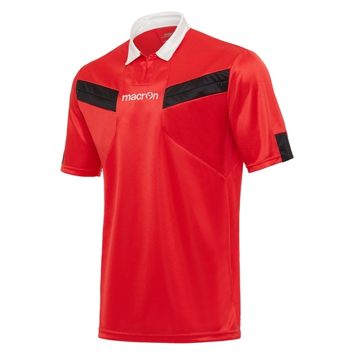 Referee Maglia Ner/Bia Short-Sleeve — Red