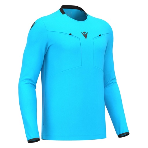 Frisk Referee Long-Sleeve Shirt — Neon Sky