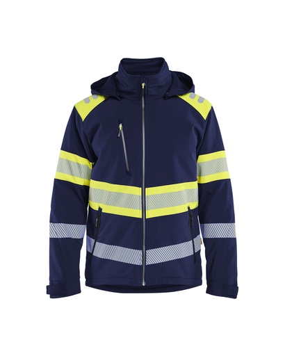 4489 Hi-vis Lightweight lined Winter Softshell Jacket
