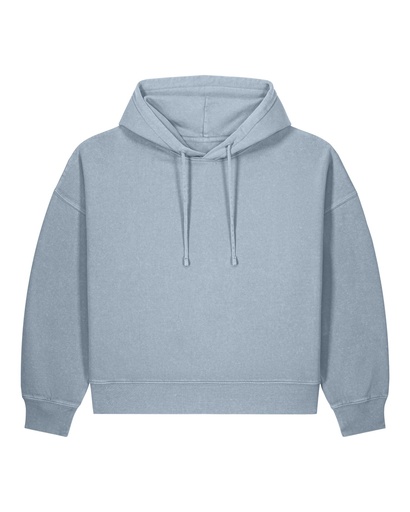 Stella Nora Vintage Hoodie G. Dyed Blue Stone