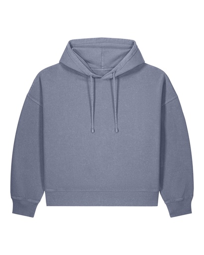Stella Nora Vintage Hoodie G. Dyed Blue Grey