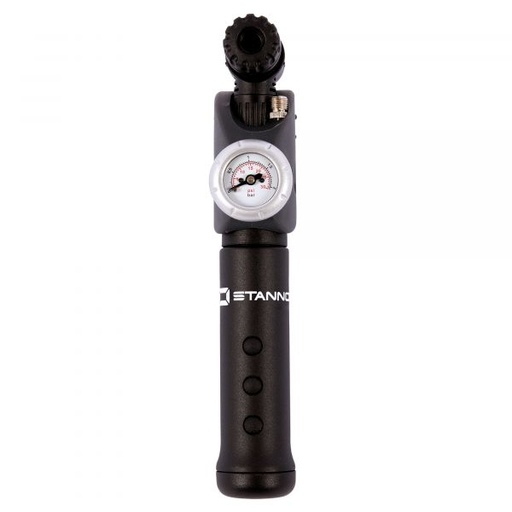 Pump with Pressure Gauge — Black