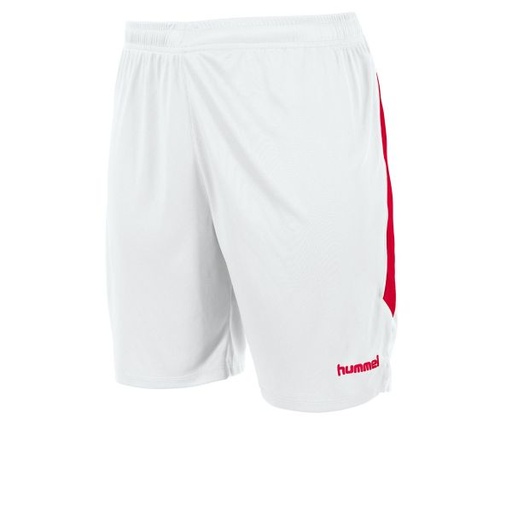 Boston Shorts — White-Red