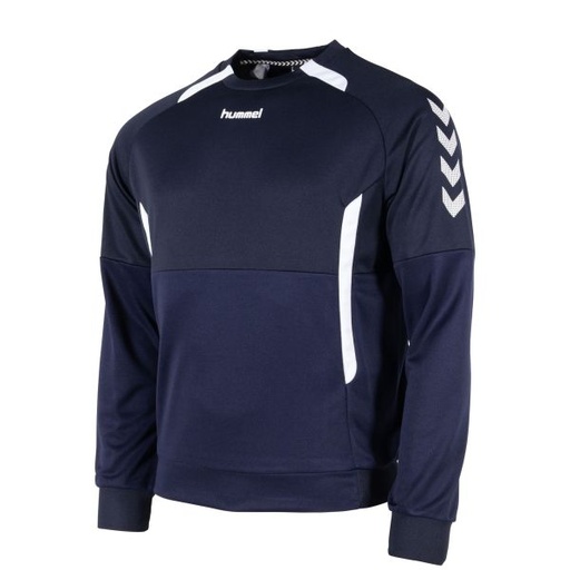Authentic Top Round Neck — Navy-White