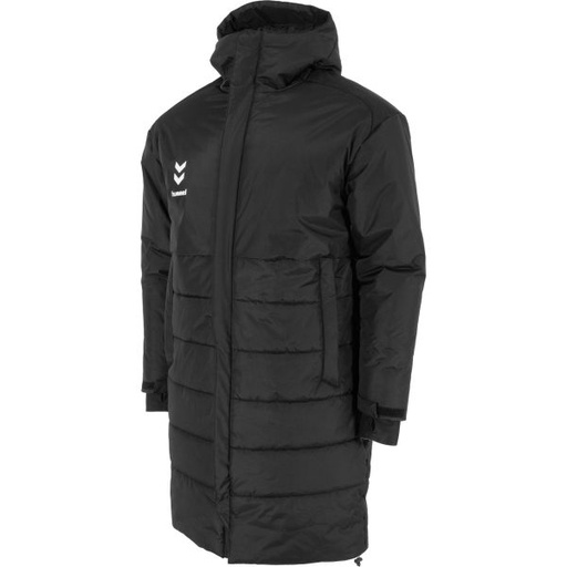 Ground Long Coach Jacket — Black