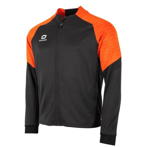 Bolt Full Zip Top — Black-Orange