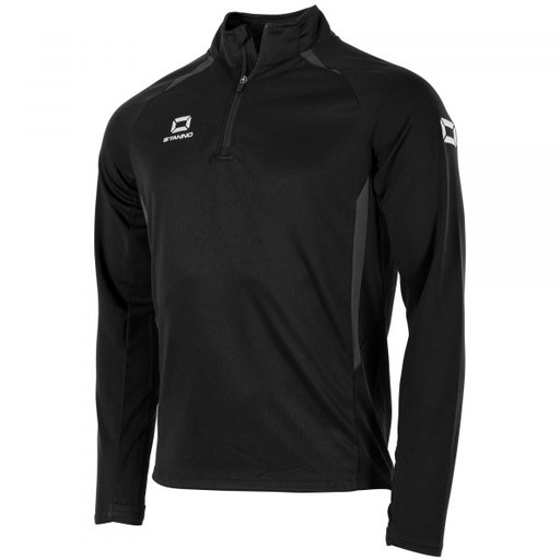 Stadio Quarter Zip top — Black-Anthracite