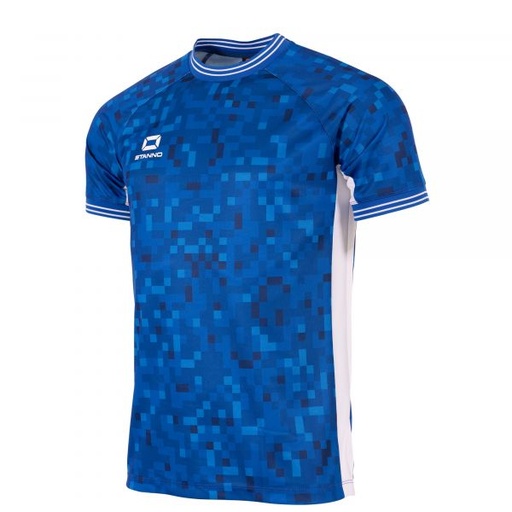 Pixel Shirt — Royal-White