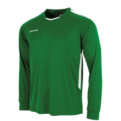 First Long Sleeve Shirt — Green-White
