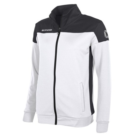 Pride Full Zip Ladies Jacket — White-Black